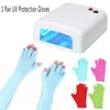 Nail Art Equipment 1 Pair Useful Anti UV MiLong Gloves For Light/Lamp Radiation Protection Manicure Glove Dryer Tools Prud22