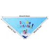 Pet Birthday Party Pull Flag Banner Hoed Vlinderdas Dog Paw Ballon Dogs Decoratie Parties Props Set 2 Colors