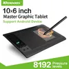 10moons G10 Master Graphic 8192 Levels, digitales Zeichnen, kein Aufladen erforderlich, Stift-Tablet, unterstützt Android-Telefon