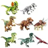 Dinosaurier aus Block-Puzzle-Steinen, Dinosaurier-Figuren, Bausteine, Baby-Bildungsspielzeug für Kinder, Geschenk, Kinderspielzeug