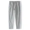 Joggers Sweatpants Män Kinesiska Street Wear Bomull Byxor Sport Tracksuit Byxor för Plus Storlek 8XL 7XL Striped Man 210715