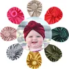 多色ファッションドーナツベイビーハットベルベット弾性ビーニーキャップ新生児の赤ちゃんヘッドバンドターバン幼児の帽子ヘアアクセサリー2628 Q2