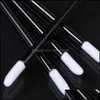 Brushes Hand Tools Home & Garden Disposable Lip Brush Lipgloss Wands Applicator Makeup Cosmetic Tool Black Color Makeupbrush Supply Lle8603