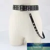 Harajuku Black Women Belt Punk Leather Pin Buckle Cintura in vita Jeans Fashion Individual Decorative Belt Chain Women Strap Prezzo di fabbrica design esperto Qualità