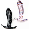 NXY Anaal Toys Glas Dildo Sex Voor Vrouwen / Lesbische Big Bead Fake Dick Thrusting Vagina / Anale Butt Prostate Massager Plug Adult Tool 1125