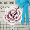 Giant PE Rose Flower Home Accessories Stage Wedding Backdrop Decoration Road Lead Mall Window Layout Fake Flowers