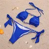 Women Bikinis Set Sexy Hollow Out Swimsuit Diamond Swimwear Bandage Bathing Suit Ladies Swim Wear Summer Beachwear Womens Biquini 050713