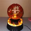 One Piece Portgas D Ace levitazione magnetica Bluetooth audio induzione LED luce GK PVC Action Figure Collection modello giocattolo regali