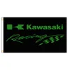 3x5FTS Japon Kawasaki Moto Drapeau De Course Pour La Décoration De Garage De Voiture Banner257J