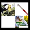 Autres couteaux de cuisine Accessoires Cuisine, Bar à manger Jardin Drop Livraison 2021 Bee Hive Acier inoxydable J Type Apiculteur Grattoir Queue Rouge B