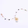 Bracelet boussole acier inoxydable Bracelet boussole pour femmes métal pierre chaîne Bracelets Femme Pulseras Mujer