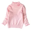 Autumn Ans Winter Children Basic Sweaters Knit Girls Sweater #1258 211104