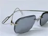 Solglasögon kvinnor vintage piccadilly oregelbundna glasögon 0115 Rimless Diamond Cut Lens Retro Fashion Avant-Garde Design UV400 Light C283H