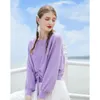 Women's Sweaters 2021 Autumn And Winter Loose Pullover Long Sleeve Solid Color Bow Decorative Knitted Round Neck Purple Gray Sweater For Wom