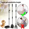 Dog Travel Outdoors Outdoors Three Piece Detachable Pet Heces Metal Broom Pollo Pala Limpieza Suministros para perros pequeños grandes Mascotas, Grande