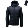 Herfst winter ultra licht 90% witte eendendons verwijderen Hooded man jas Jaqueta Masculino Chaqueta Hombre Puffer dunne mannen donsjack 211110