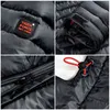 Tiger Force Męska Kurtka Spring Top Marka Wysokiej Jakości Dark Gray Casual Ciepłe Zipper Zipper Zipper Parkas Wiatroodporny 50628 211129