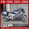 OEM Łamyki dla Yamaha FJR-1300 FJR 1300 a cc Stock Color FJR1300 01 02 03 04 05 06 Moto Body 106NO.38 FJR-1300A 2001 2002 2003 2004 2004 2005 2006 FJR1300A 01-06 Zestaw nadwozia