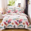 100% ren bomullsdukkåpa mode hem textil sängkläder duvet täcker bekväma män kvinnor säng (endast 1pc duvet lock) F0363 210420