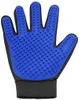 Dog Grooming Glove Gentle Deshedding Brush Glove Efficient Pet Hair Remover Mitt Enhanced Five Finger Design Perfect for Dogs Cat with Long Short Fur 1 Pair