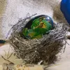 Uovo del drago di lava, sogno di cristallo in resina trasparente drago uovo, squisita e unica scolpita a mano scolpita drago souvenir desktop ornamenti, regali