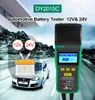 Duoyi DY2015C Bilbatteri Tester 12V 24V bly-acidanalysator Auto CCA 100-1700 SOH Integrerad skrivarportabel mätenhet