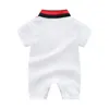 Baby Infant Romper Boy Ubrania Z Krótkim Rękawem Newborll Romper Bawełna Baby Odzież Maluch Chłopiec Projektant