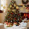 Kerstdecoraties 36/48 inches besneeuwde witte boom rok