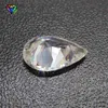 Moissanit E Stone 1.5x3 ~ 10x14mm Gruszka Cięcie Luźne IJ GH DF Kolor Biały SiC Moissanites Materiał Gems