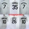 Maillot de baseball pas cher Hommes 7 Tim Anderson 10 Yoan Moncada 26 Avisail Garcia 35 Frank Thomas Maillots de baseball Blanc Expédition rapide