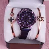 Saatı Lüks Aydınlık Kadın Saatler Yıldızlı Gökyüzü Manyetik Kadın Kol Suya Dayanıklı Rhinestone Saat Relogio Feminino Montre Femme