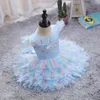 LZH Kleinkind Hochzeit Ballkleid Prinzessin Kleid Für Baby Mädchen Abend Party Kleid 1. Jahr Geburtstag Kleid Baby Neugeborene Kleidung 0-4Y G1129