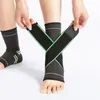 Supporto per caviglia 2 pezzi cinturino per tutore fitness protezione per palestra corsa danza sportiva guardia benda per il piede regolazione elastica universale