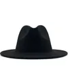 قبعات واسعة الحافة مسطحة أعلى قبعة فيدورا للنساء رجال فيدوراس السائبة men039s نساء 039s