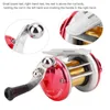 Left/right Hand Drum-Type Wheel Horizontal With Line Lure Reel Ice Fishing Tackle Accessory Baitcasting Reels