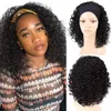 Synthetische Pruiken 14Inch Hoofdband Pruik Voor Vrouwen Afro Kinky Krullend Korte Bob Clip Diepe Golf Women039s Dagelijks Lolita1406517