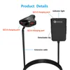 60W QC3.0 4USB Caricabatteria da auto Adattatore posteriore Adattatore posteriore portatile Carica rapida 3.0 Caricatore USB auto per iPhone13 Caricabatterie Samsung Xiaomi