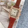 Fashion Mens Watch Quartz Movement Shinning Diamond Watches Stopwatch All Dial Work ICD OUT LEATHER REP ROINTLESS STÅL FALL LIF2747