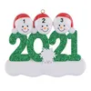 15% Off Resin Personlig Snögubbe Familj av 4 Julgran Ornament Anpassad present till mamma pappa Kidmormor 70920a 2021