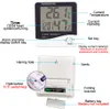 Mini LCD Eletrônico Digital Temperatura Sensor Medidor de Umidade Cabo Interior Termômetro Ao Ar Livre Higrômetro Tempo