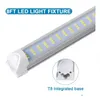 8FT LED Tubes Light 120W Integrado T8 LED Tubo Luz 8 pés Double Laterais 576leds 13000 Lumens AC 110-240V