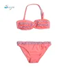 Falbala meisjes badmode badpak kinderen bikini print schattige kinderen bikinis strandkleding bandage Biquini infantil badpak