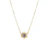 Pendant Necklaces Trendy Gold Color Daisy Sunflower Opal Choker Chain Necklace For Women Girl Wedding Party Fashion Jewelry Gift