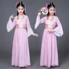 Vêtements de scène Hanfu Costume traditionnel chinois pour enfants femmes fille fée tenues robe folklorique danse ancienne enfants Tang Costume