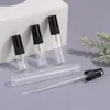 2ml 3ml 5 ml 10ml frasco de pulverizador frasco de vidro vazio frascos de vidro reutilizável aromaterapia fina névoa atomizador kit cosmético acessórios amostra DH007