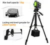 Multi-function Travel Camera Tripod 56"/143cm Adjustable Laser Level with 3-Way Swivel Pan Head Bubble