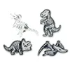 Pins, Brooches 2021 Men's Suit Fashion Trend Skull Dinosaur Skeleton Zinc Alloy Backpack Clothing Animal Pins Jewelry Gifts