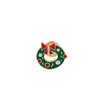 Desenhos animados Brooches de Natal Pins Cute Santa Claus Tree Jingle Bells Socks Donuts Candy Enamel Pin Brooch Brooch