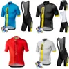 Abbigliamento da ciclismo a manica corta Maglia da triathlon Pantaloncini con bretelle Road Bik Camicia da MTB traspirante Maglie Set da corsa estivi