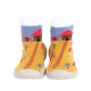 Socks Christmas Children Indoor Boys Girls Soft Rubber Sole Toddler Shoes Baby Walking Winter Thicken No-Slip Floor